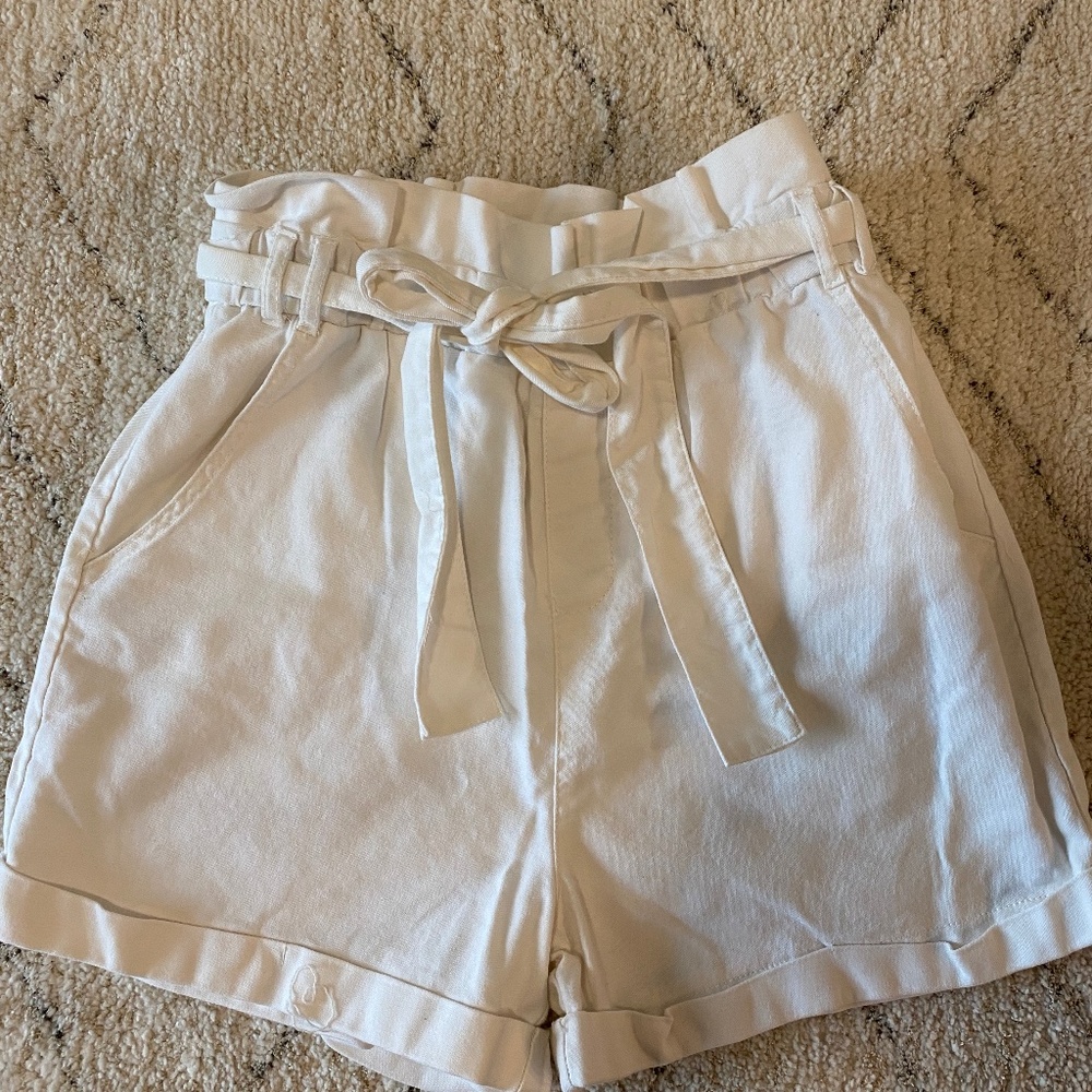White Shorts